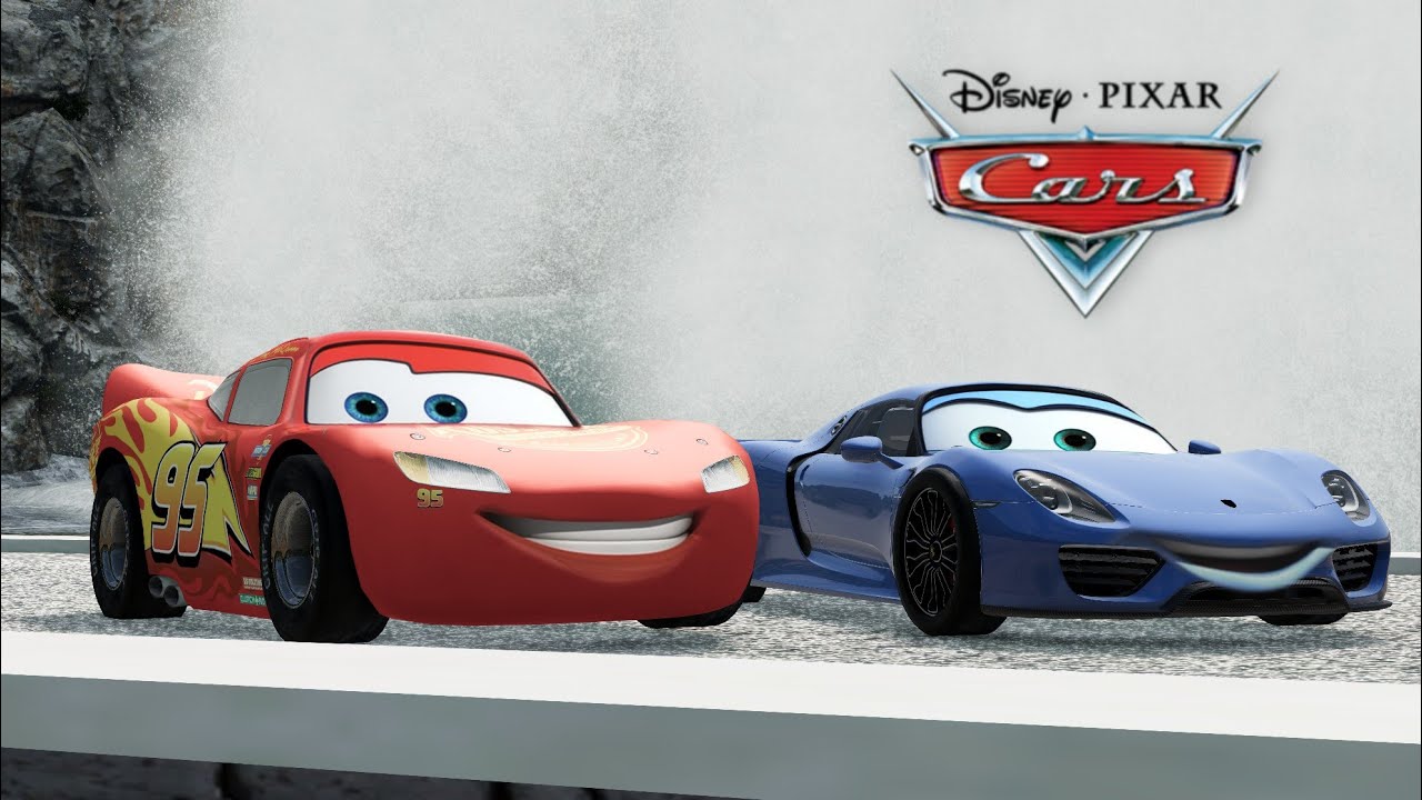 Lightning McQueen and Sally Go for a Drive | Cars Movie Remake | BeamNG.Drive Movie