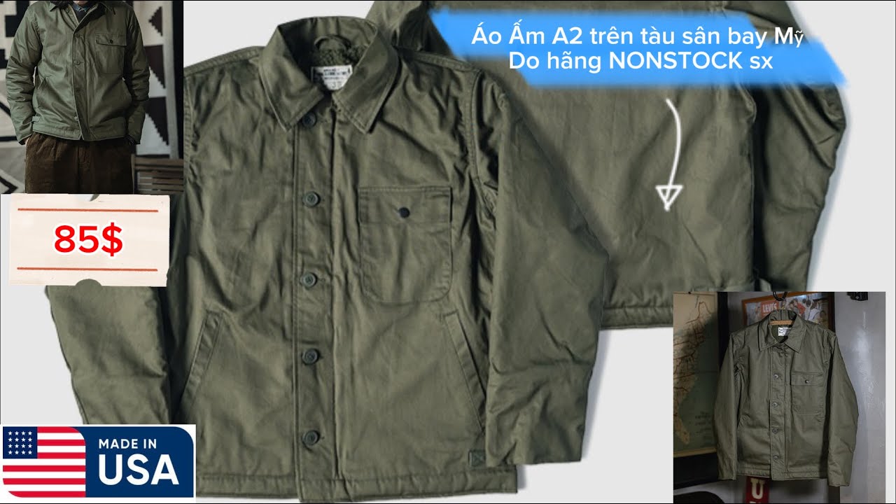 [11-12-25]Siu phẩm &Aacute;o ấm A2 tr&ecirc;n tầu s&acirc;n bay Mỹ do h&atilde;ng NONSTOCK Mỹ sx gi&aacute; rẻ mời ae