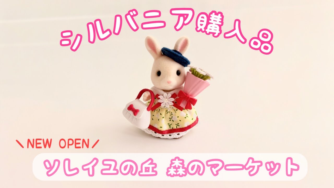 【購入品】ソレイユで見つけたシルバニアのお洋服が可愛すぎた🐰【森のマーケット】
