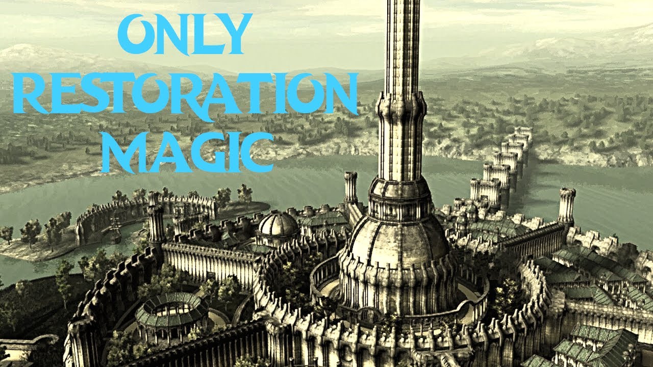 Can I Beat Oblivion Using ONLY Restoration Magic? - The 2nd A.A.