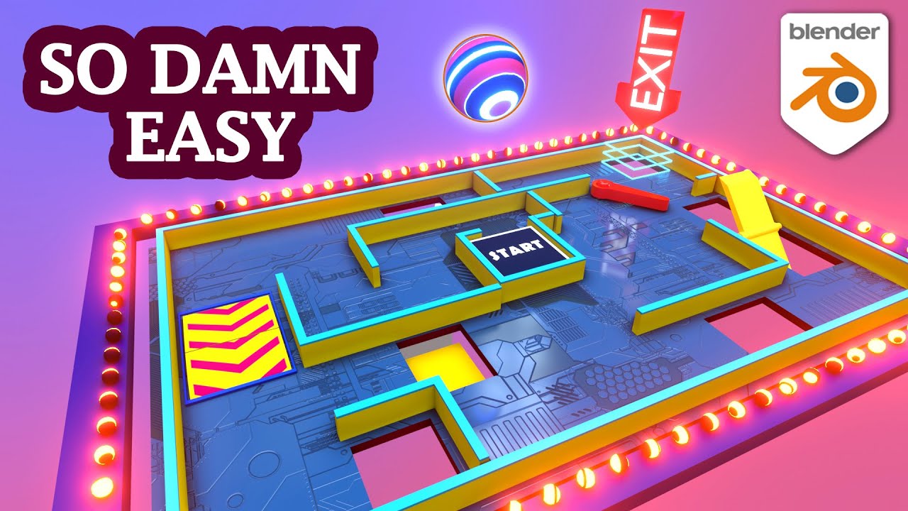 How I Accidentally Made a Game with Blender(without Coding)(tutorial)