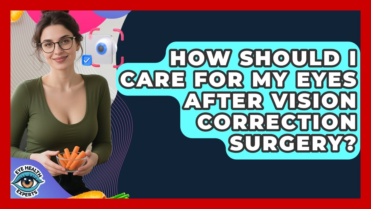 How Should I Care For My Eyes After Vision Correction Surgery? - Eye Health Experts