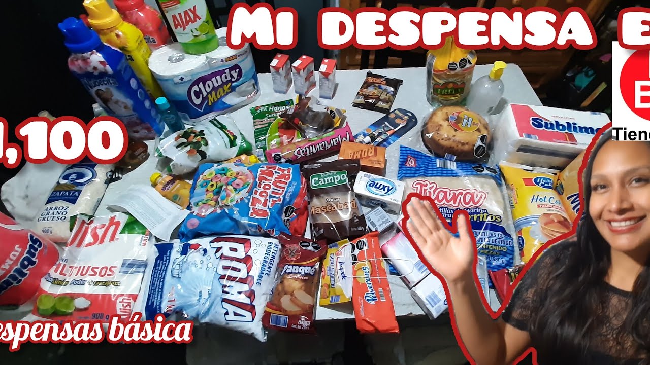 DESPENSA BASICA EN 3B POCO PRESUPUESTO