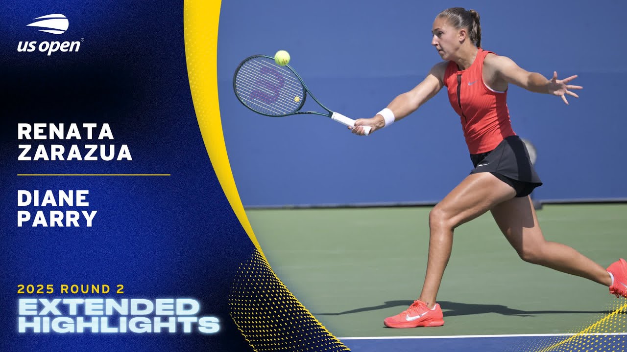 Renata Zarazua vs. Diane Parry Extended Highlights | 2025 US Open Round 2