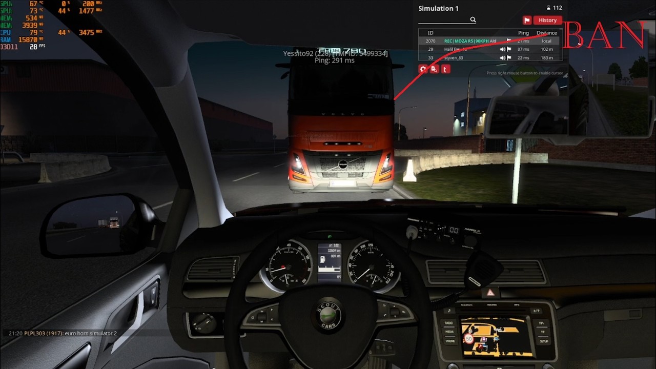 This was THE emptiest I've seen C-D road (TruckersMP)