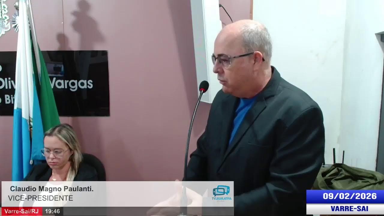 Transmissão ao vivo da 2ª Reunião do 1º Periodo Ordinário do ano de 2026.