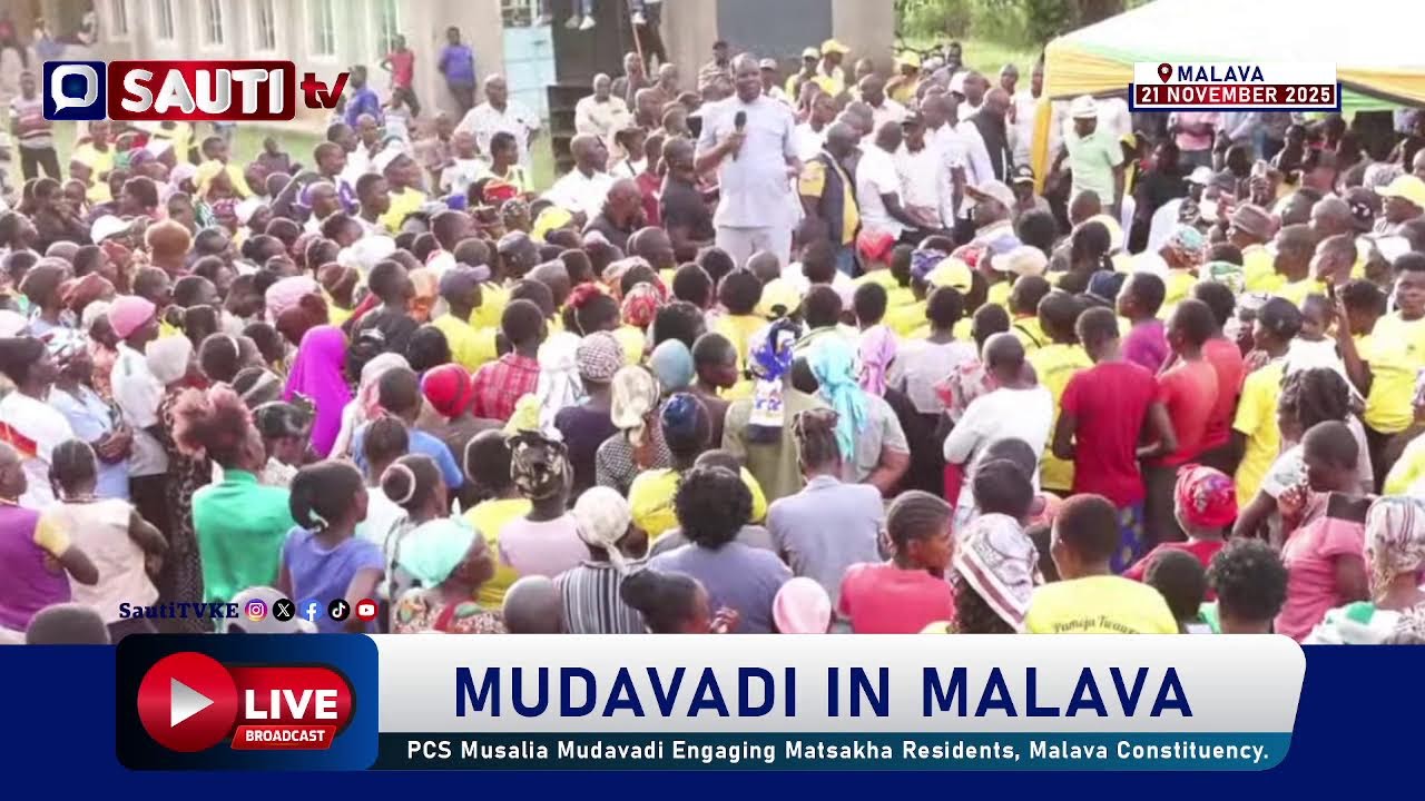 LIVE: PCS Musalia Mudavadi Engaging Matsakha Residents