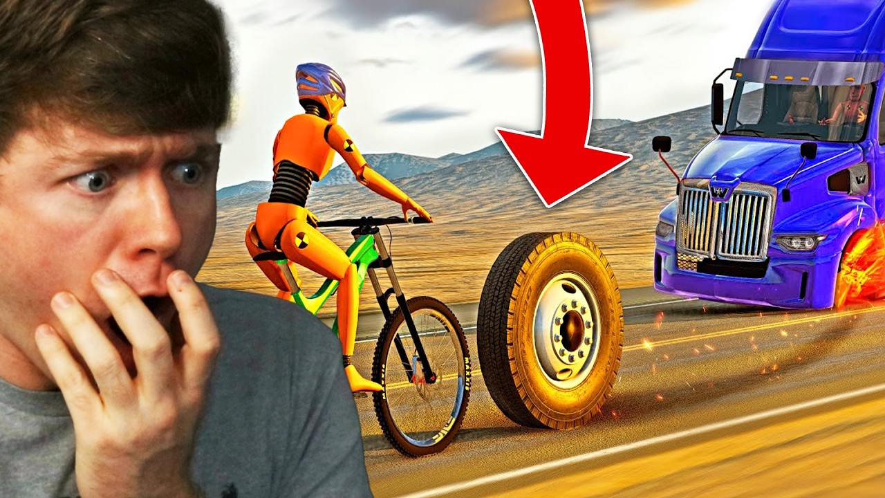Reacting to CRAZY CRASHES and DANGEROUS OBJECTS!? (BeamNG Drive)