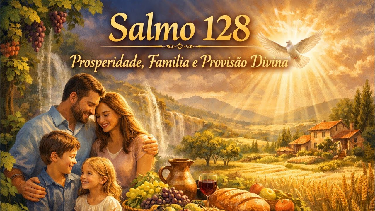 SALMO 128 &mdash; PROSPERIDADE FAMILIAR e PROVIS&Atilde;O DIVINA #ora&ccedil;&atilde;o #palavradedeus