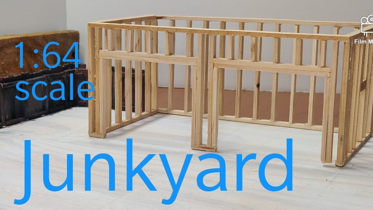 Diorama Junkyard Build (Part one) 1:64 scale model