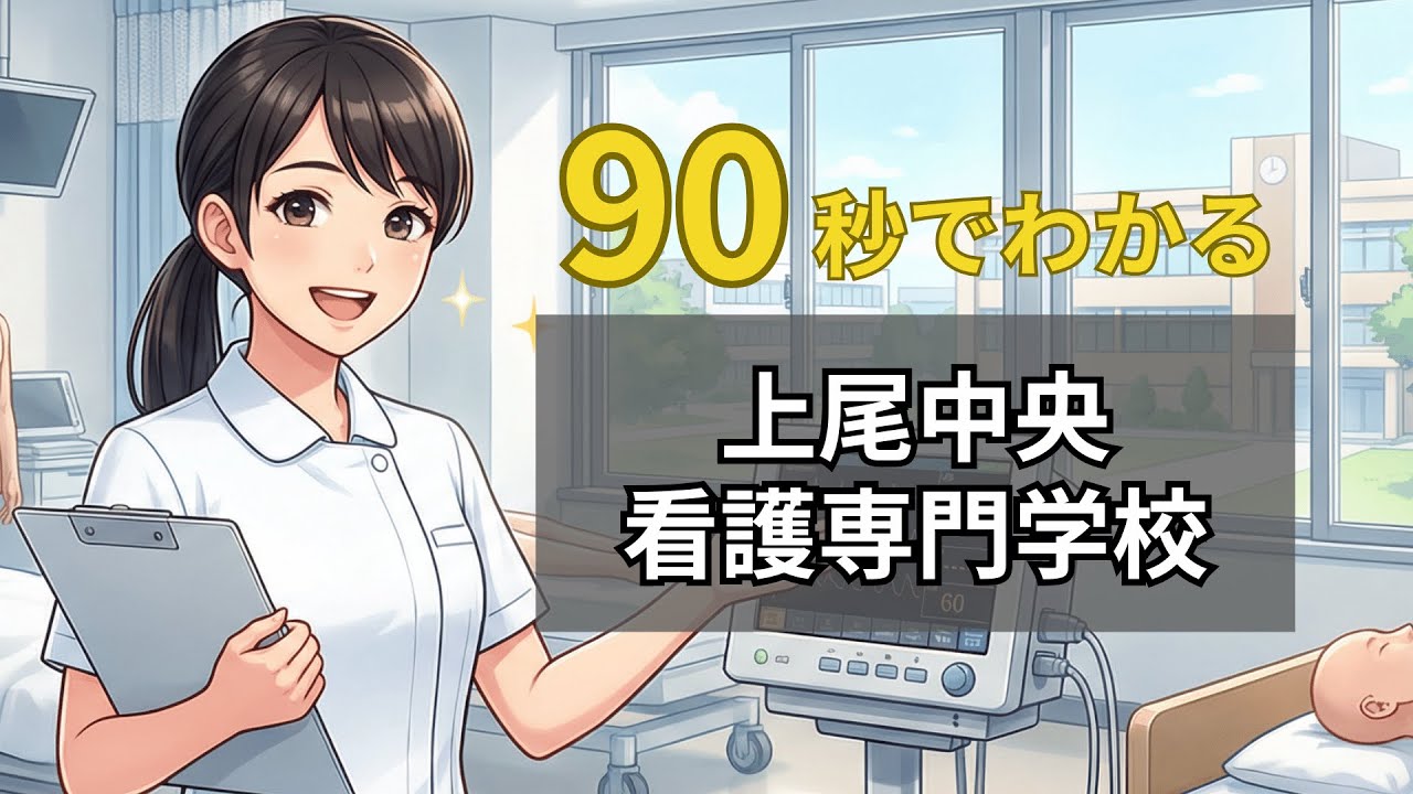 90秒でわかる上尾中央看護専門学校の魅力！