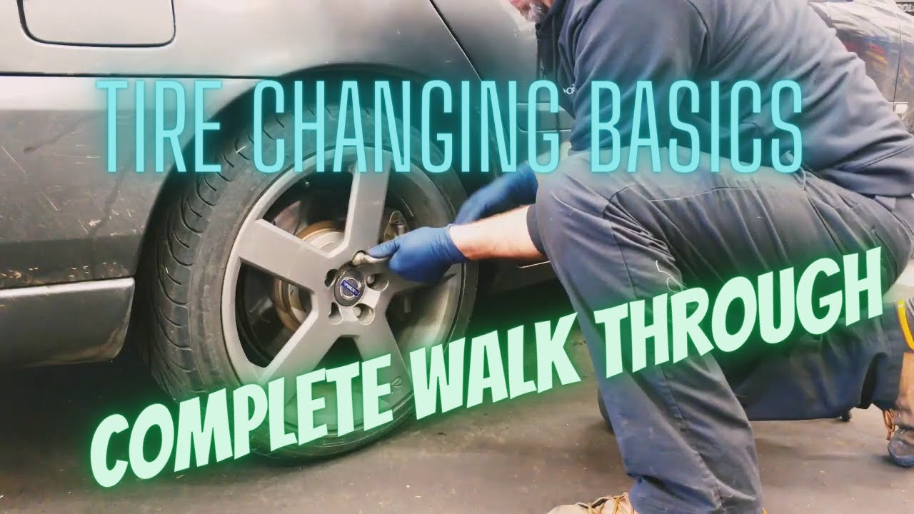 Tire changing basics on volvo S60R
