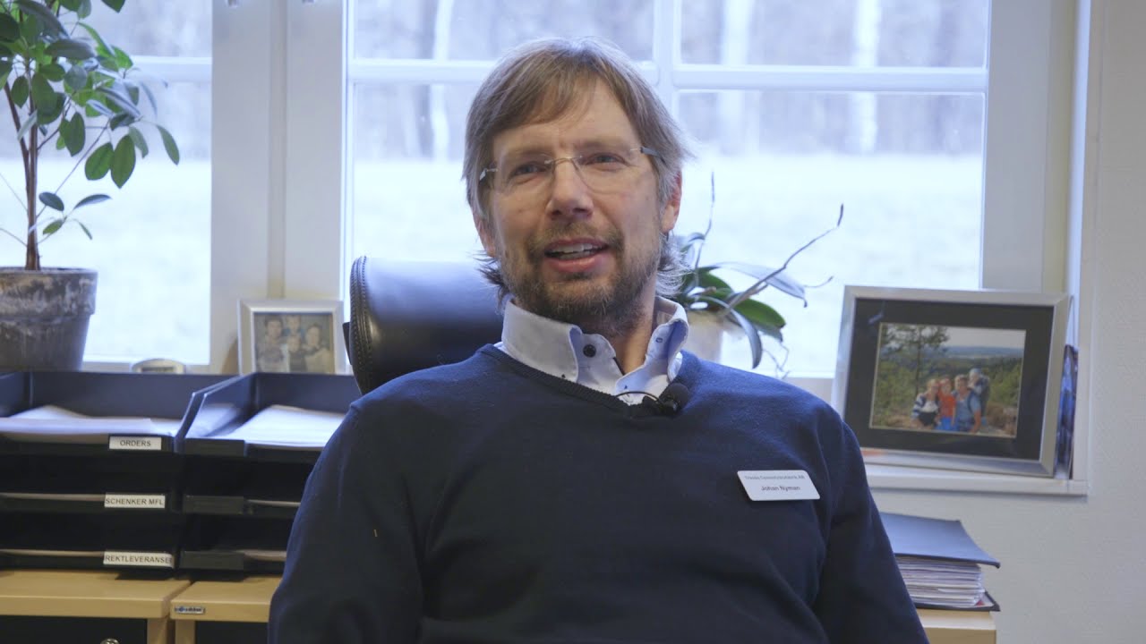 Produktionsvisning vid Tranås Cementvarufabrik
