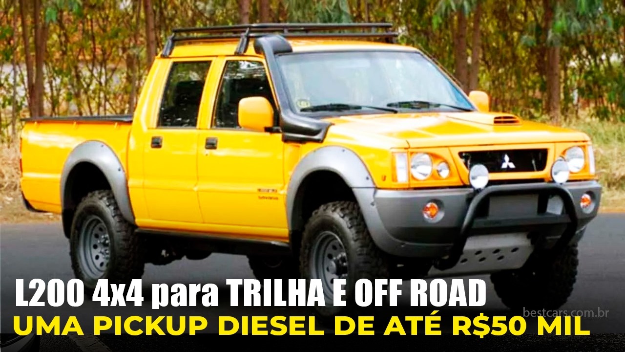 Porque a L200 GLS Quadrada é a melhor caminhonete antiga de até 50 mil reais para trilhas?