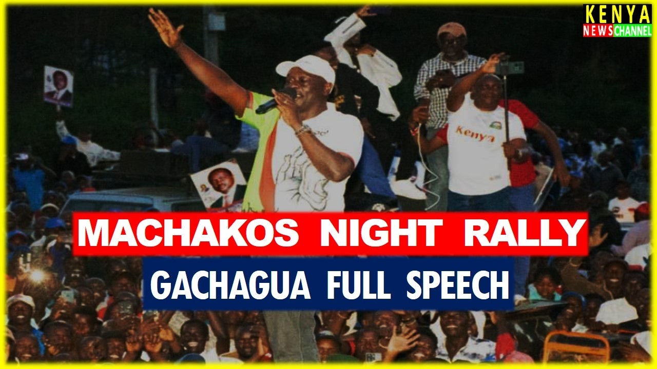 Gachagua EXPLOSIVE speech today DESTROYING Ruto at Night in Machakos with Kalonzo and Matiangi