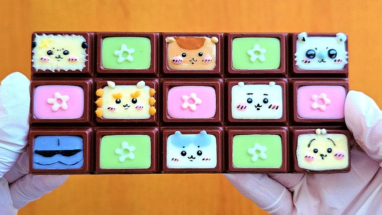 ちいかわ集合させてみた／板チョコデコ／作り方