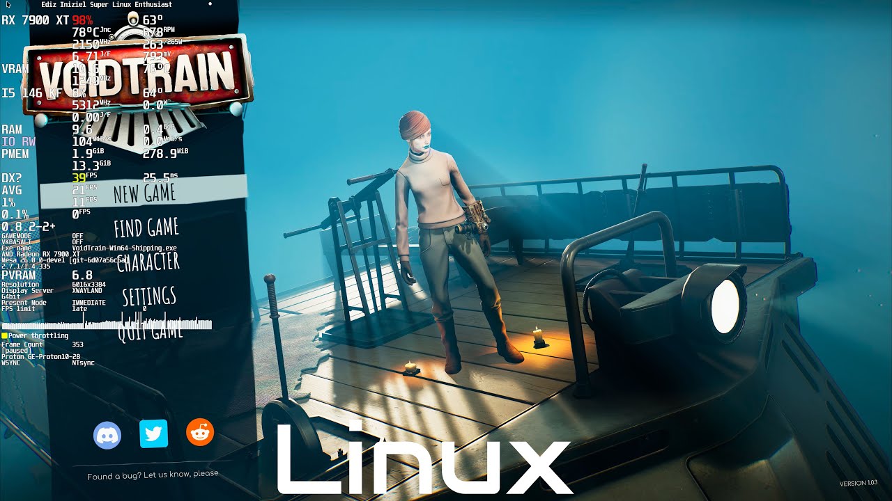 Voidtrain Windows Title That Runs Great With Proton On Linux