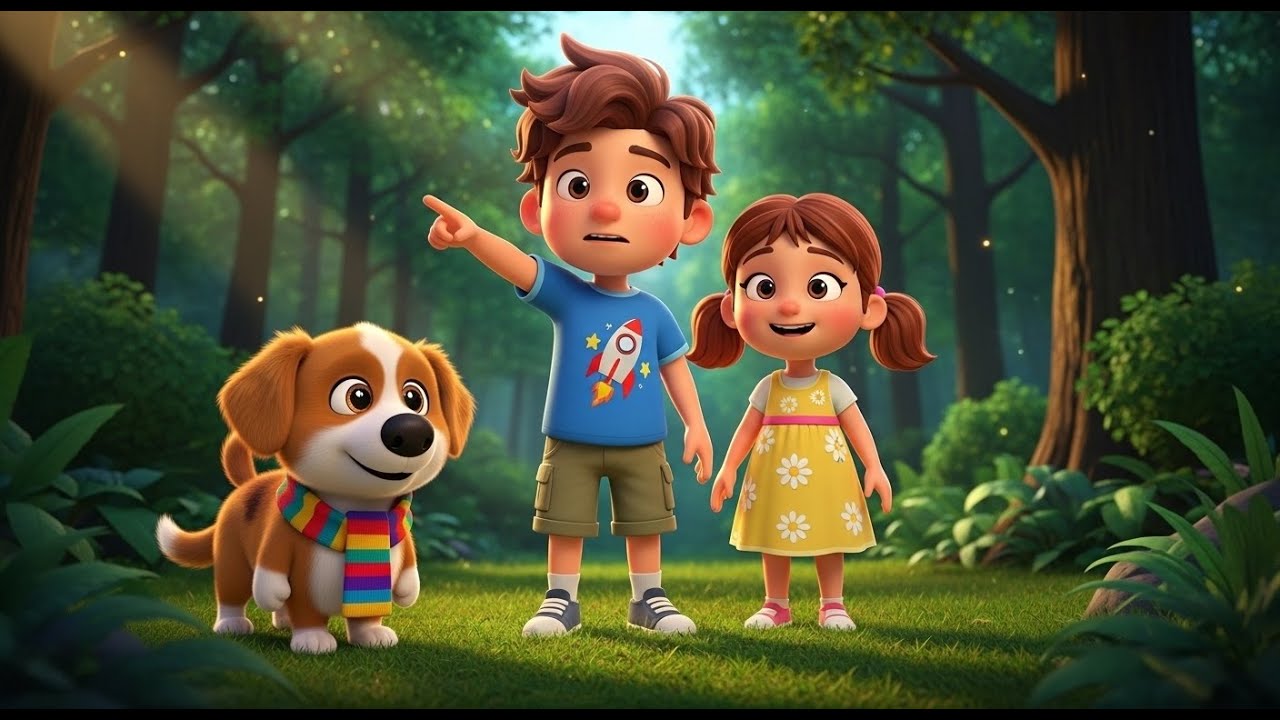 Jack & Sophia Lost in the Forest 😱  Bruno the Hero Dog Saves Them