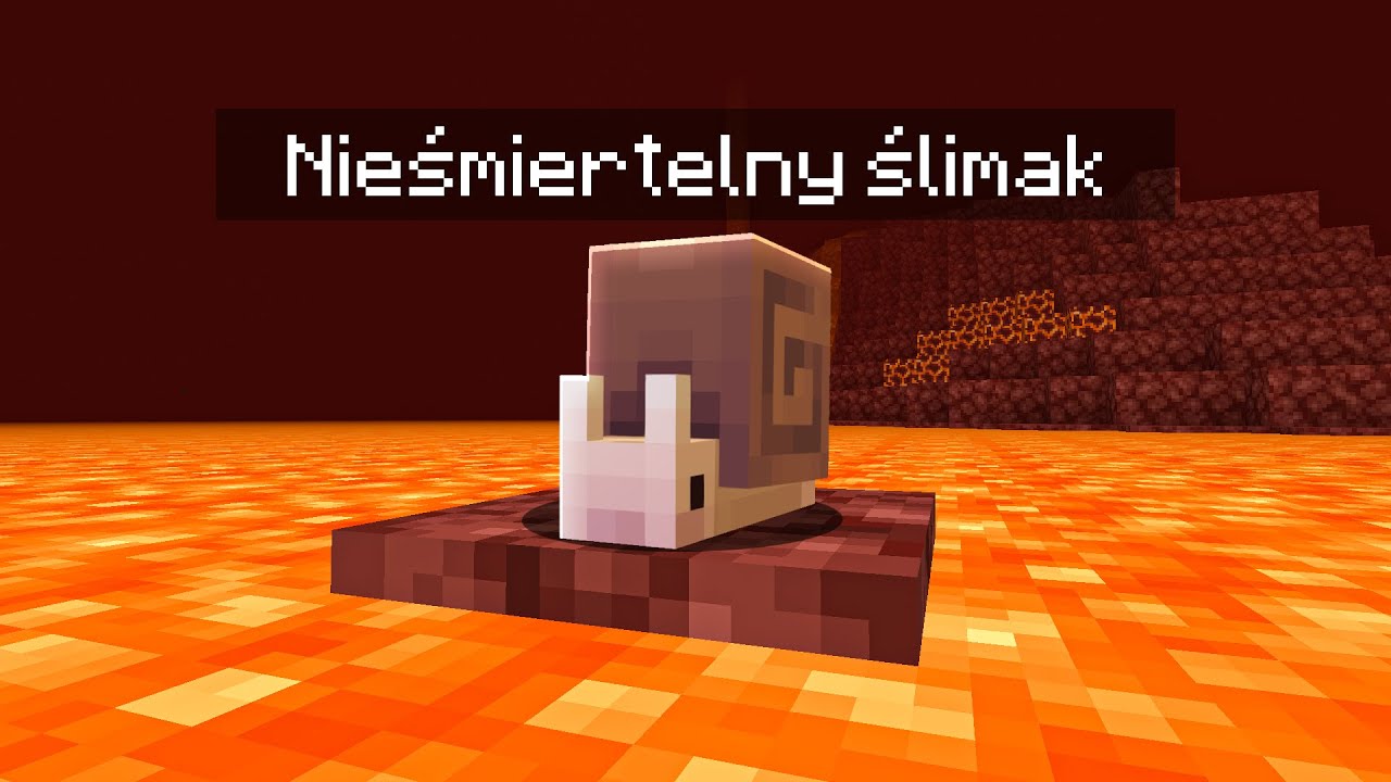 NIEŚMIERTELNY Ślimak GONI MNIE w Minecraft