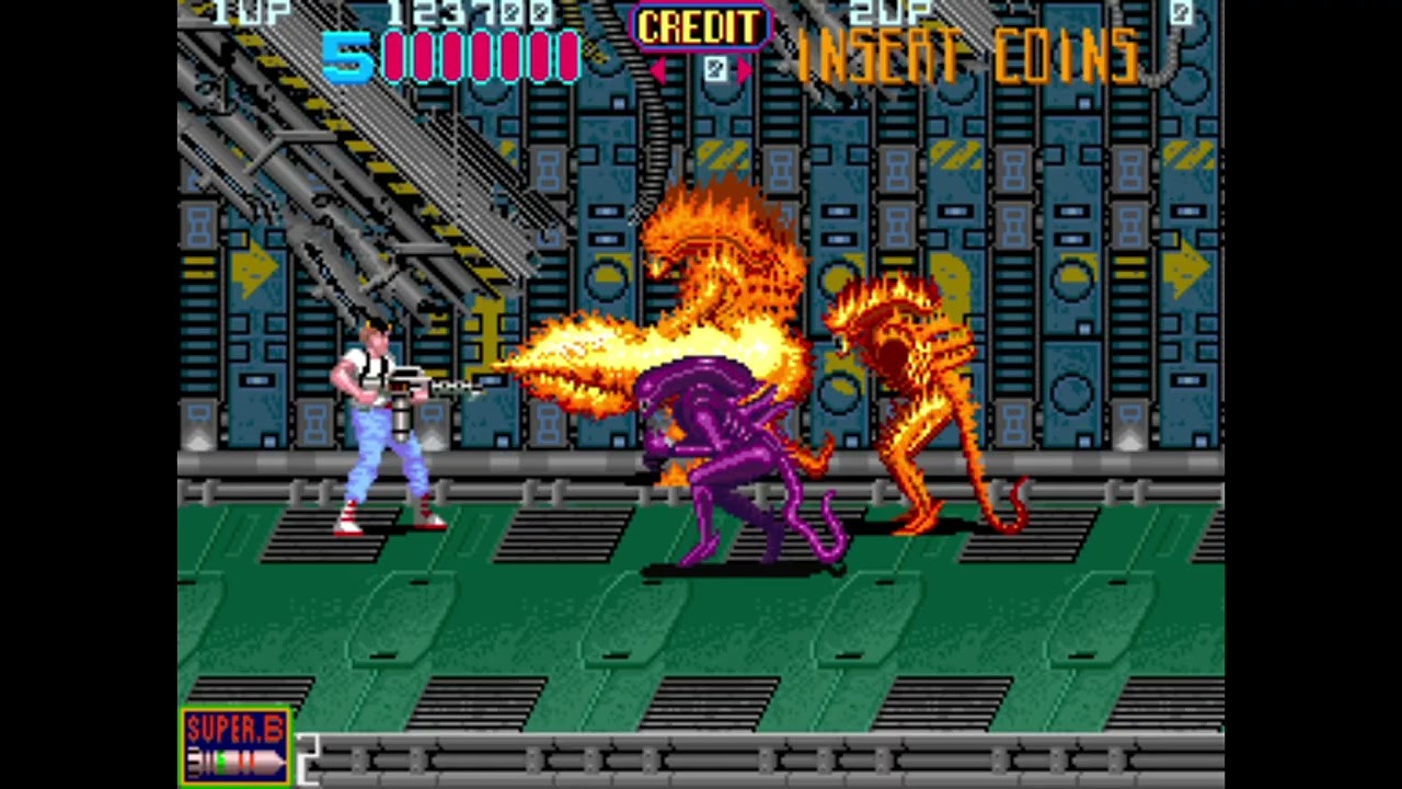 Aliens (año 1990) | Versión Japón | Emulador Mame + teclado
