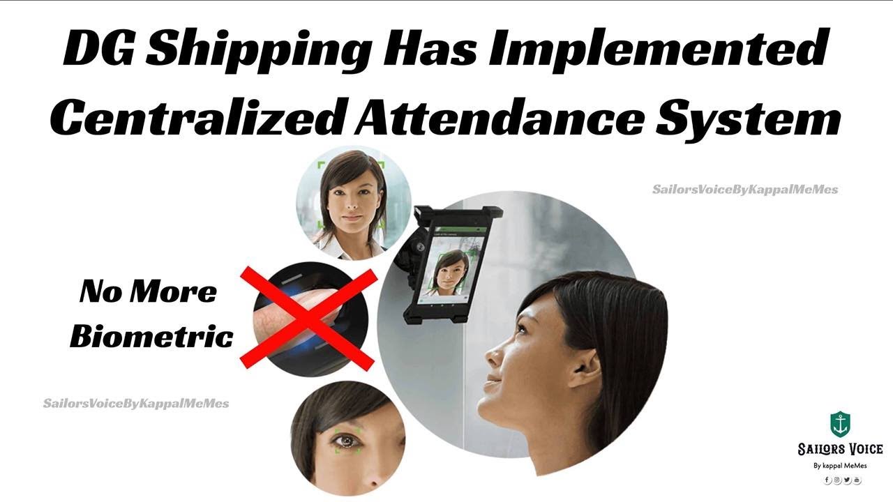 DG Shipping New Circular | Bio Face Attendance | Centralized Attendance System