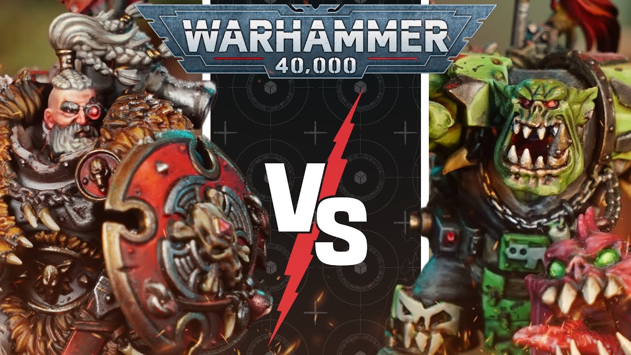 *NEW CODEX!* Space Wolves vs Orks | Warhammer 40k Battle Report