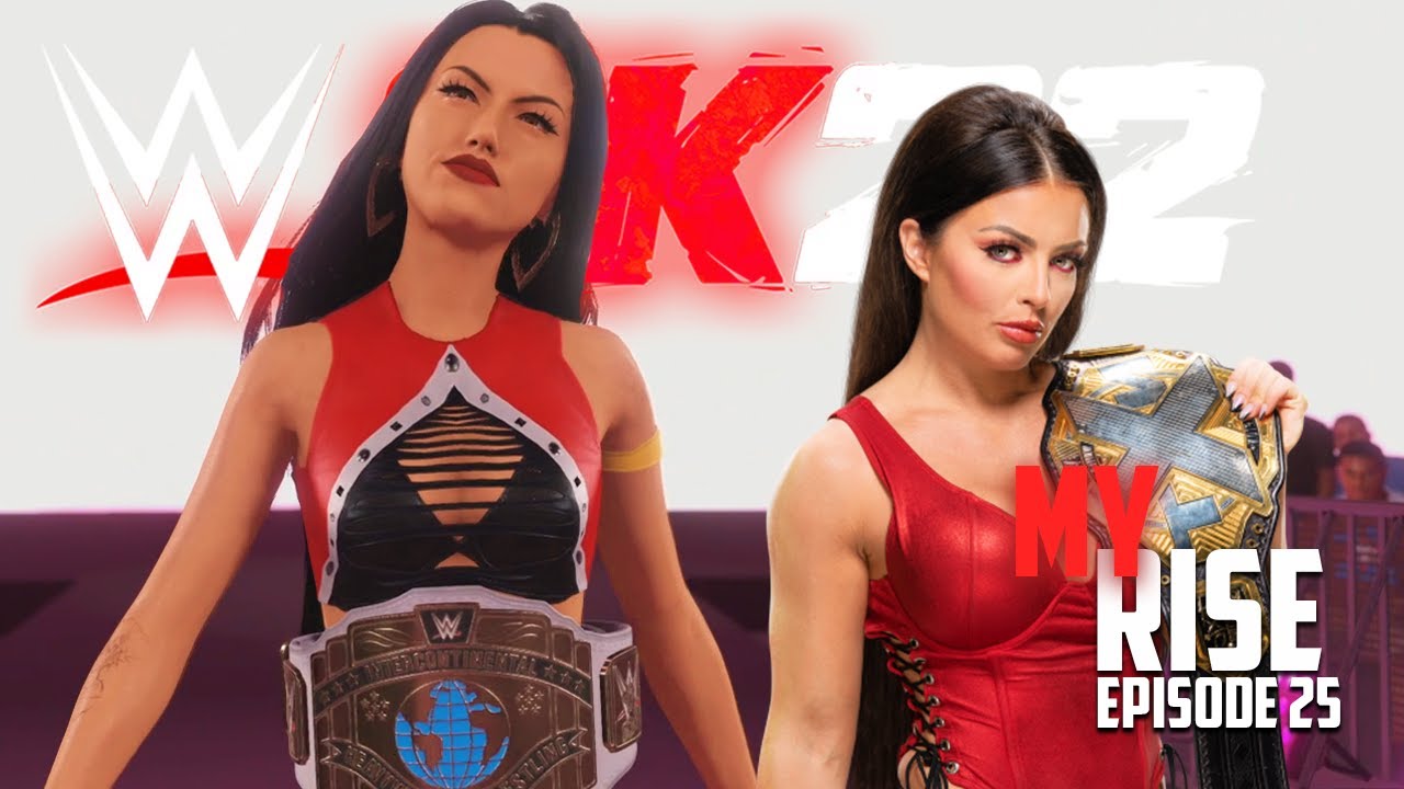 MANDY THINKS SHE'S BETTER THAN ME! | WWE 2K22 MY RISE - EPISODE 25