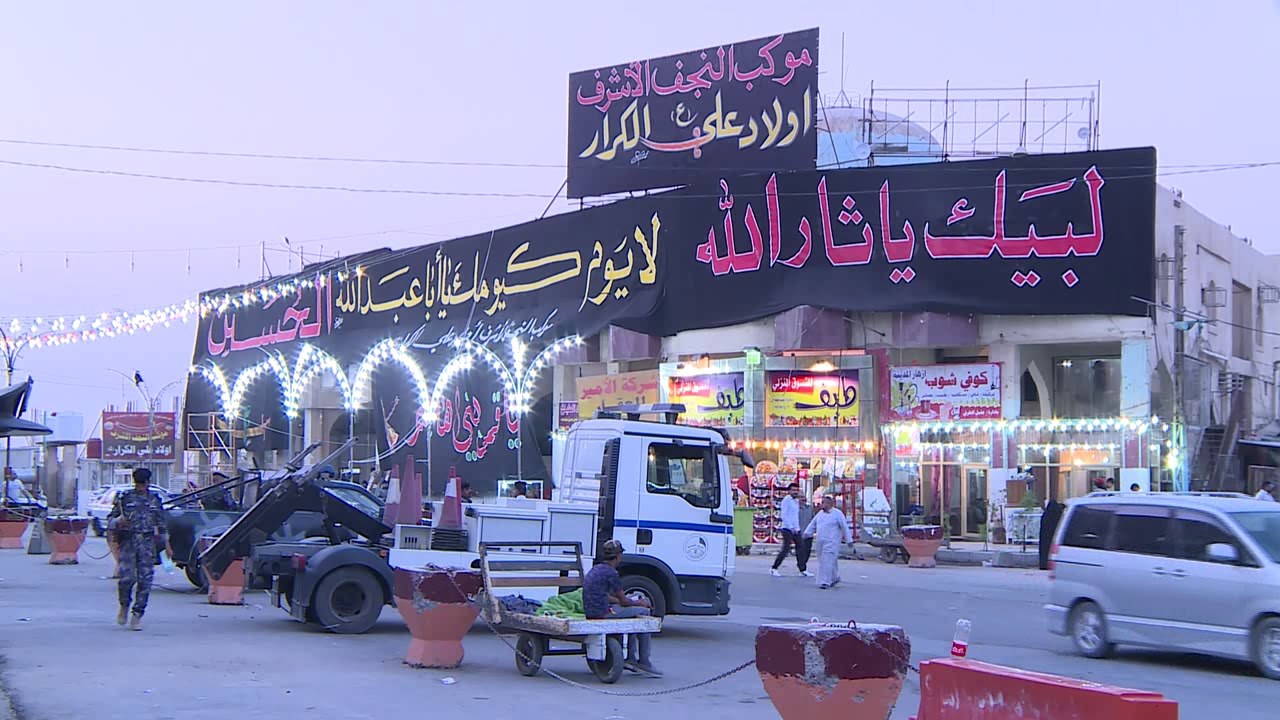 استعدادات العتبة العلوية والمدينة القديمة لاستقبال شهر محرم الحرام 1439 هـ