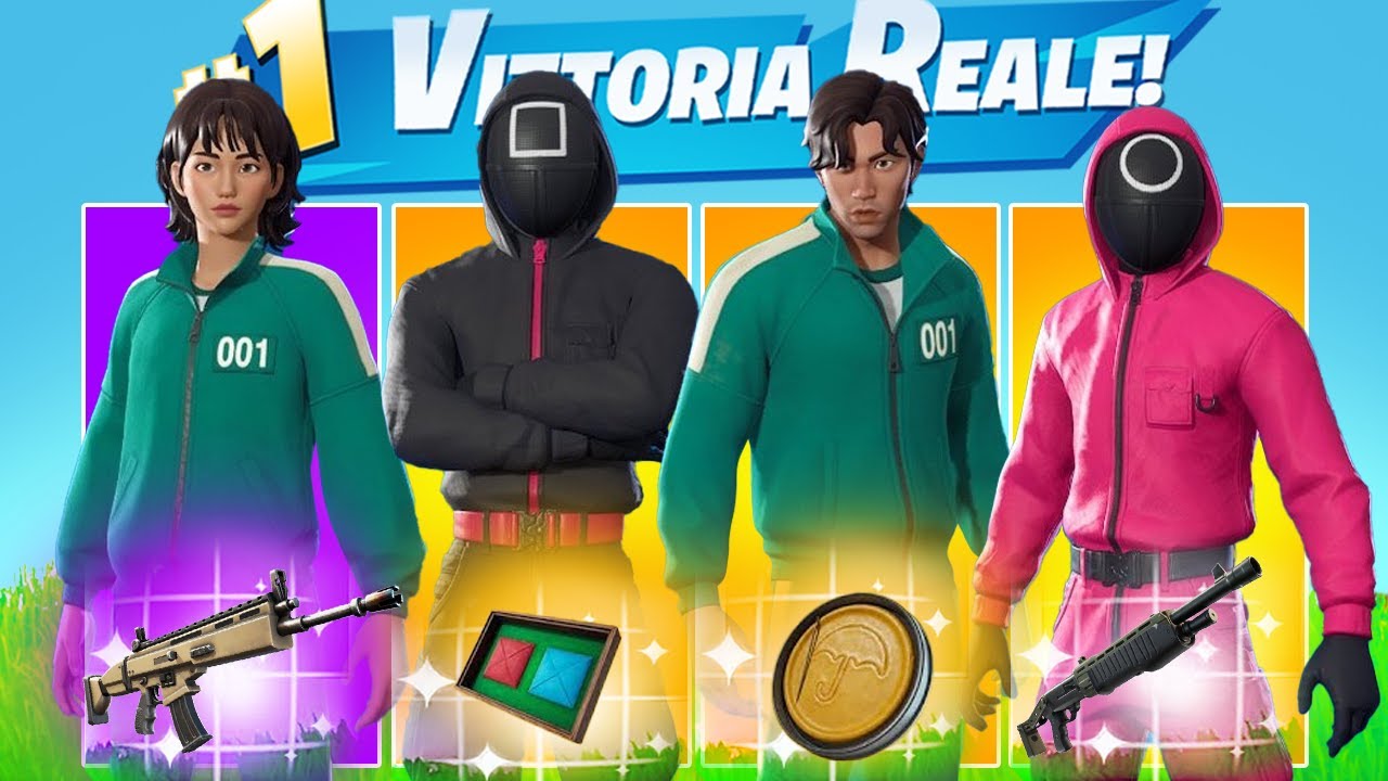 Gioco la NUOVA Random Skin di SQUID GAME Challenge e VINCO! Fortnite ITA!