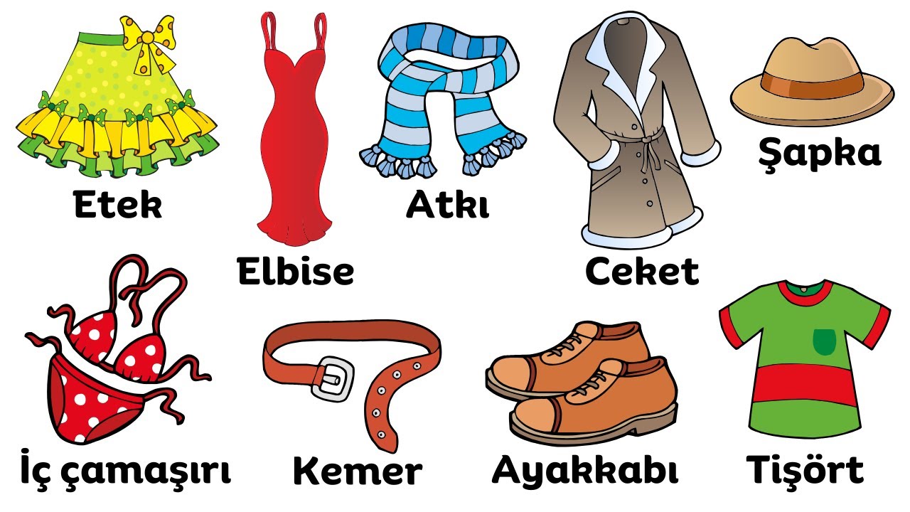Clothes Vocabulary | All the Clothes Vocabulary You Need | Learn Turkish