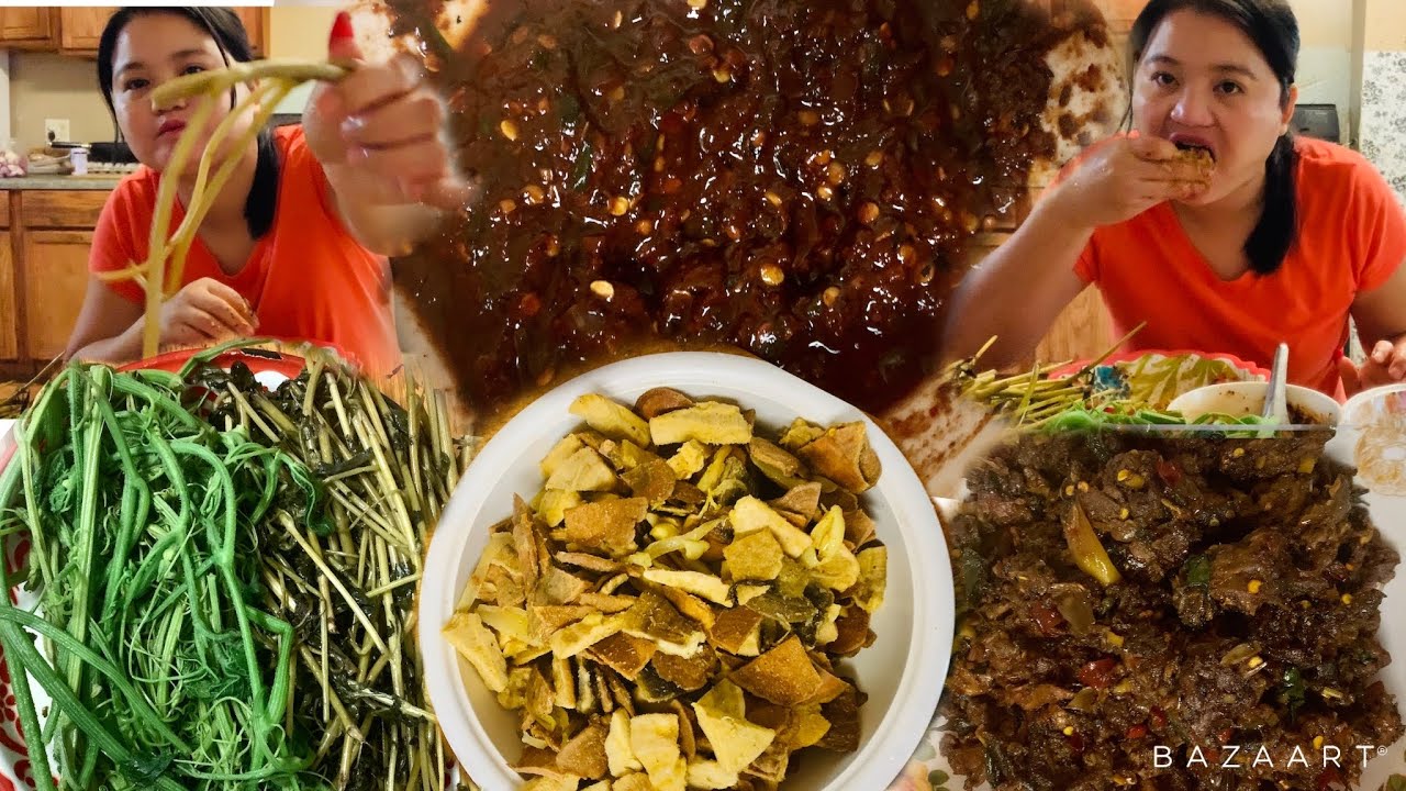 Eating Karen Foods-Asia Food ( ကုၤ ,လံၣ်တိၢ်,မိၢ်ဟဲတိၢ်,နီၢ်တၢၢ်ဒီး,ဟူၣ်ကလၣ်စုၣ်စံၣ်, yummy 🤤