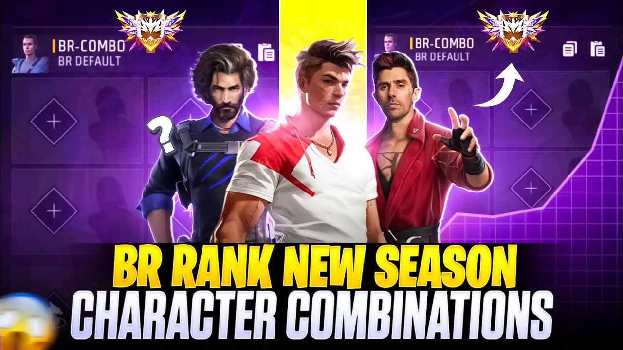 NEW SEASON (100% Working✅) BR RANK SKILL COMBINATION || Best Character Skill Combination For Br Rank