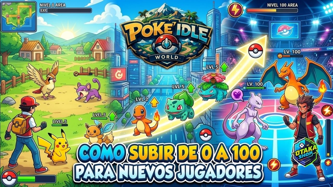 POKE IDLE WORLD | GO FROM 0 TO 100 BEST CURRENT ROUTE | FOR NEW PLAYERS
