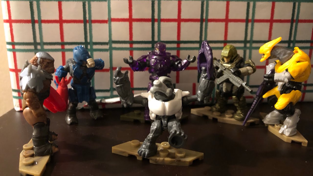 Christmas special halo mega construx blind bag figures. (Halo universe series 1) 🎄 