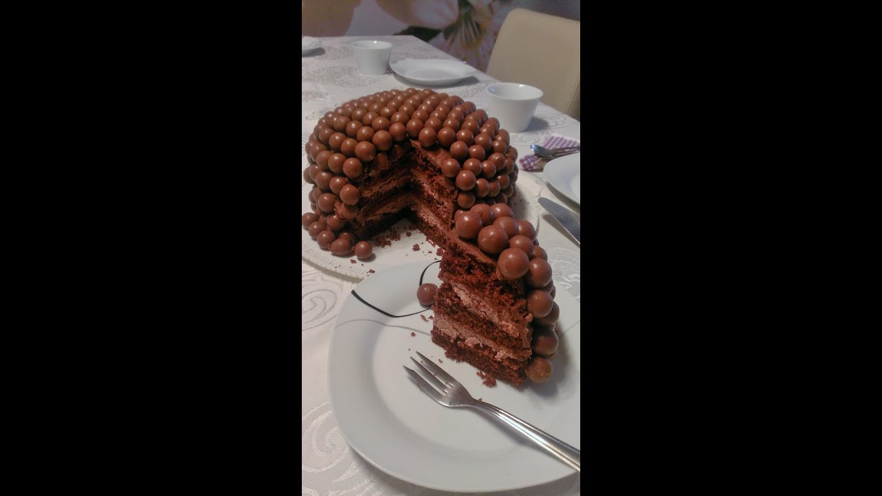 Maltesers cake, delicious cocoa / Kasia from Silesia cooks