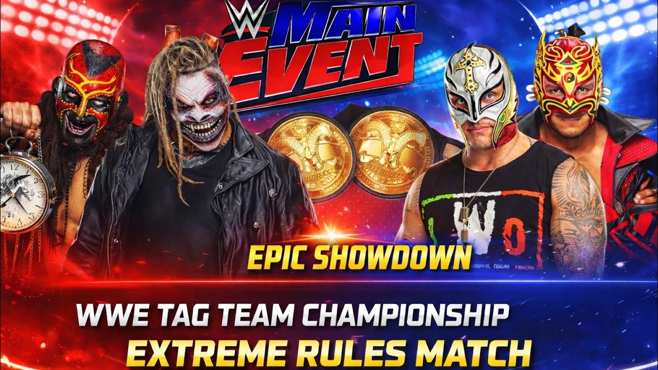 FULL MATCH- the Fiend boogyman vs rey mysterio dragon Lee_ tag team championship match _main event 