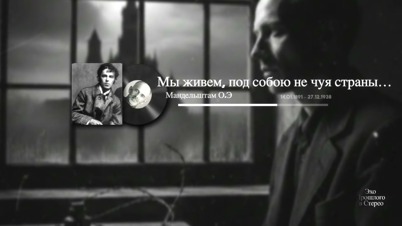 Мы живем, под собою не чуя страны…(Мандельштам О.Э)