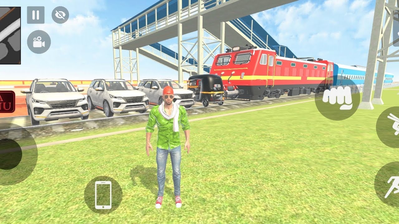 Modified police car 🚨 gangster life in Indian street open world game for Android ❤️