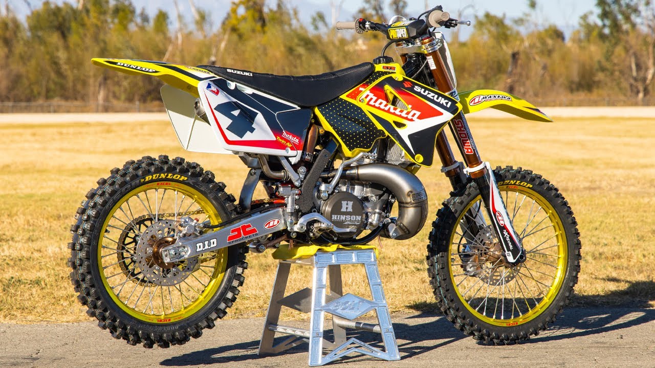RICKY CARMICHAEL TRIBUTE BUILD 2006 SUZUKI RM250 TWO STROKE BY MXREVIVAL