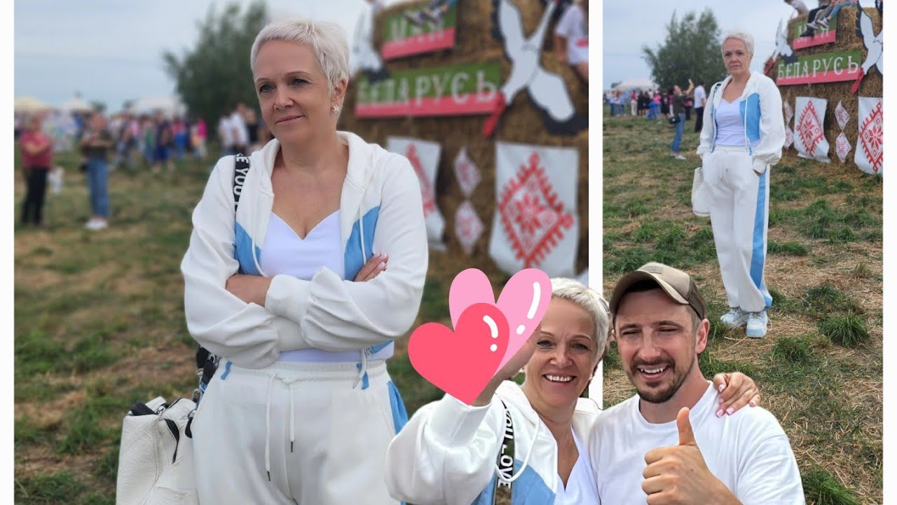 Деревенька на фестивале Полесский вьюн