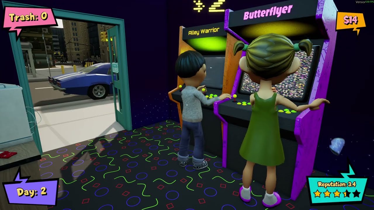 ARCADE SHOP SIMULATOR DEMO GAMEPLAY