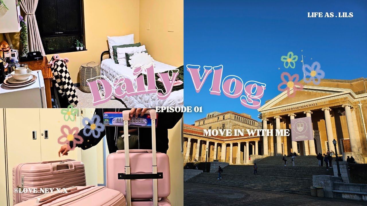 [UNI-DIARIES] Move in with me - 1st year dorm room tour.