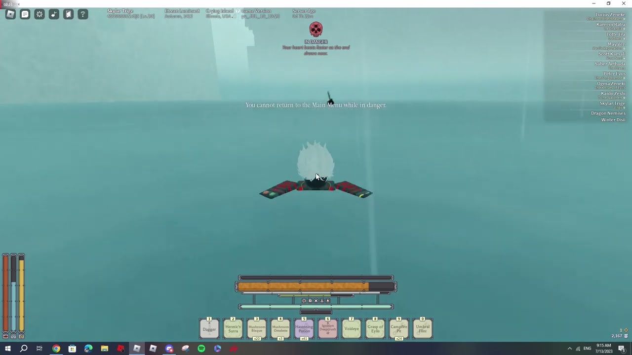 Deepwoken Scammer failed scamming