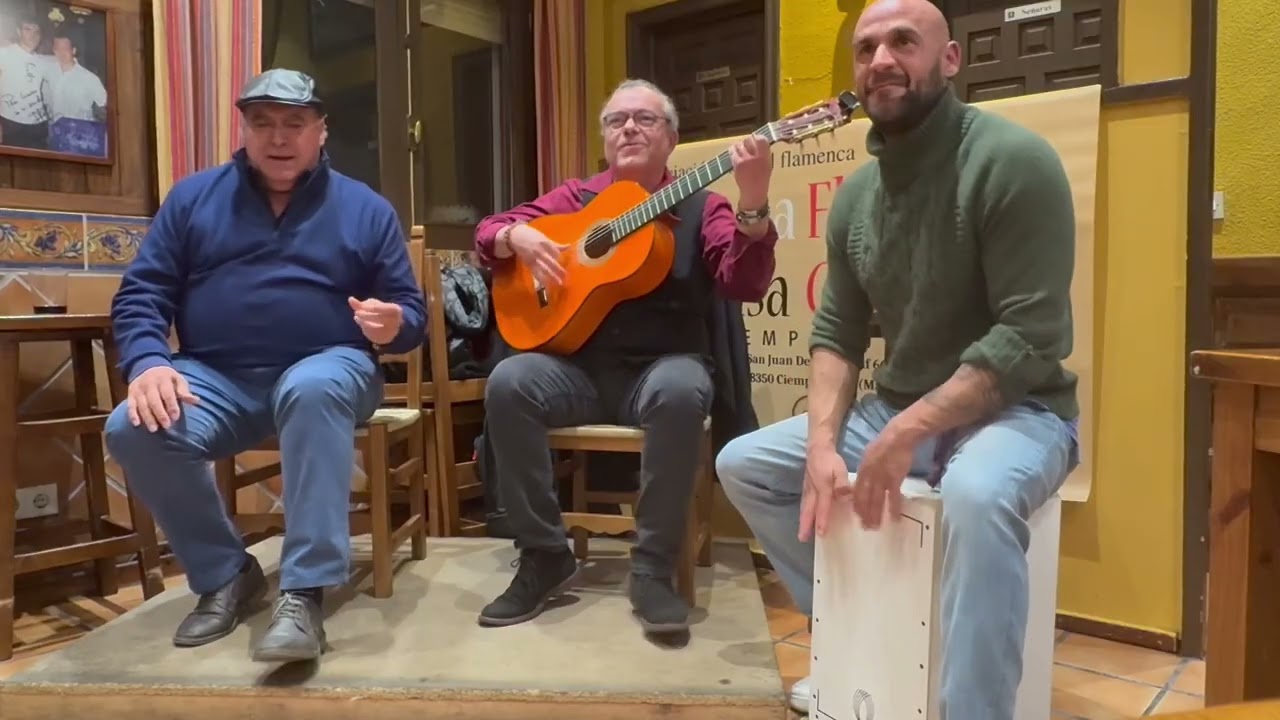 Tangos Flamencos: Juan de Badajoz, Antonio Reyes y Josele Luque. Tertulia Flamenca “Casa Guarin”.