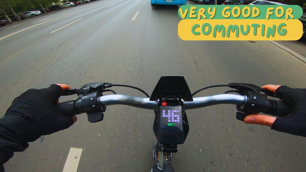 MS Energy Flare X E-scooter ride - Spoiler Alert: It's fast!!!