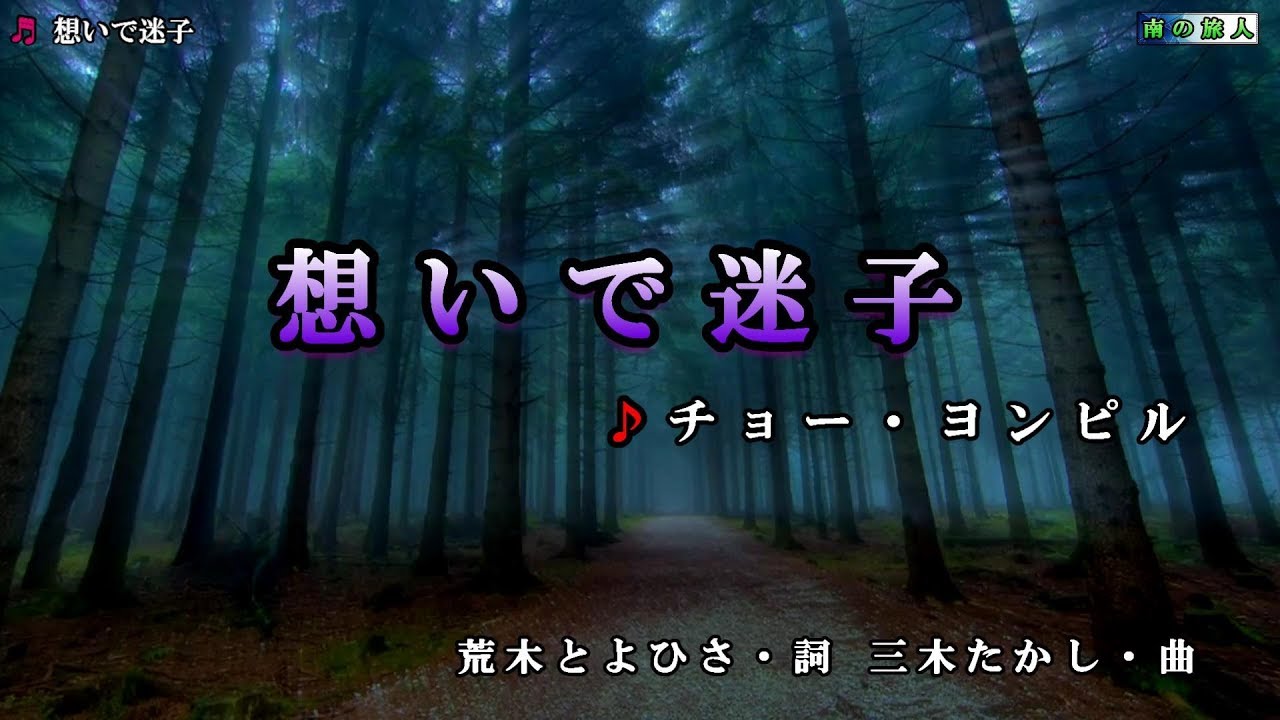 チョー・ヨンピル【想いで迷子】カラオケ