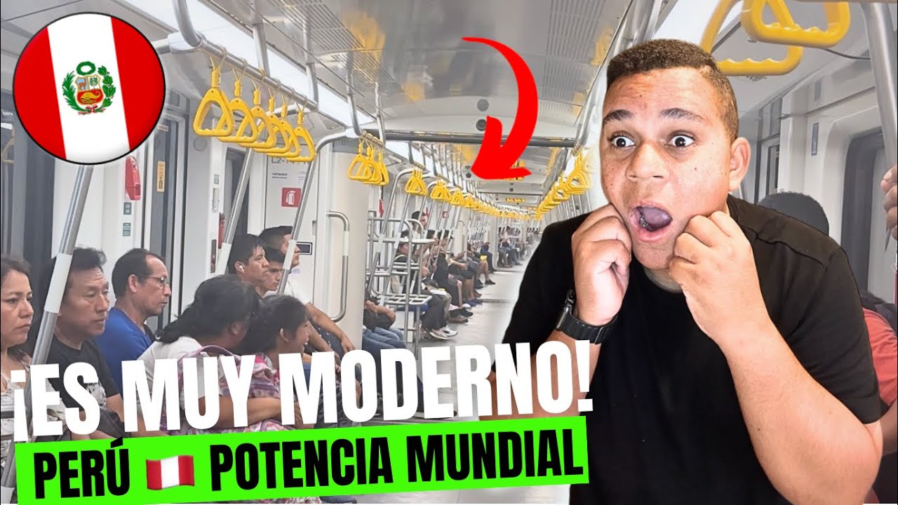 PER&Uacute; 🇵🇪 tiene el TREN SUBTERRANEO m&aacute;s MODERNO de LATINOAMERICA | 🇻🇪 #venezolanosenper&uacute;
