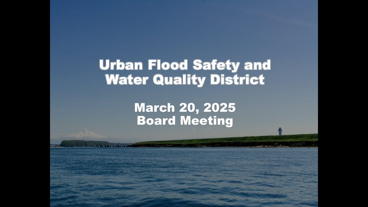 March 20, 2025 - UFSWQD Board Meeting