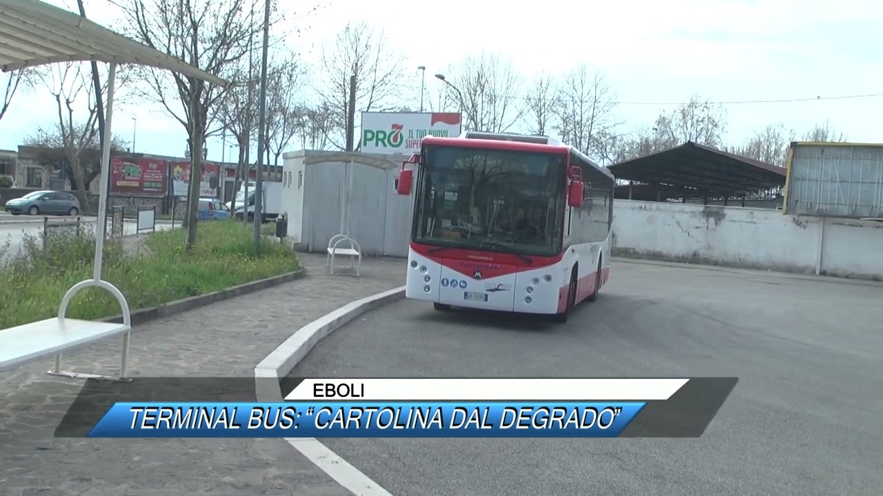 ✅ EBOLI, TERMINAL BUS: “CARTOLINA DAL DEGRADO” |SUD TV 114|