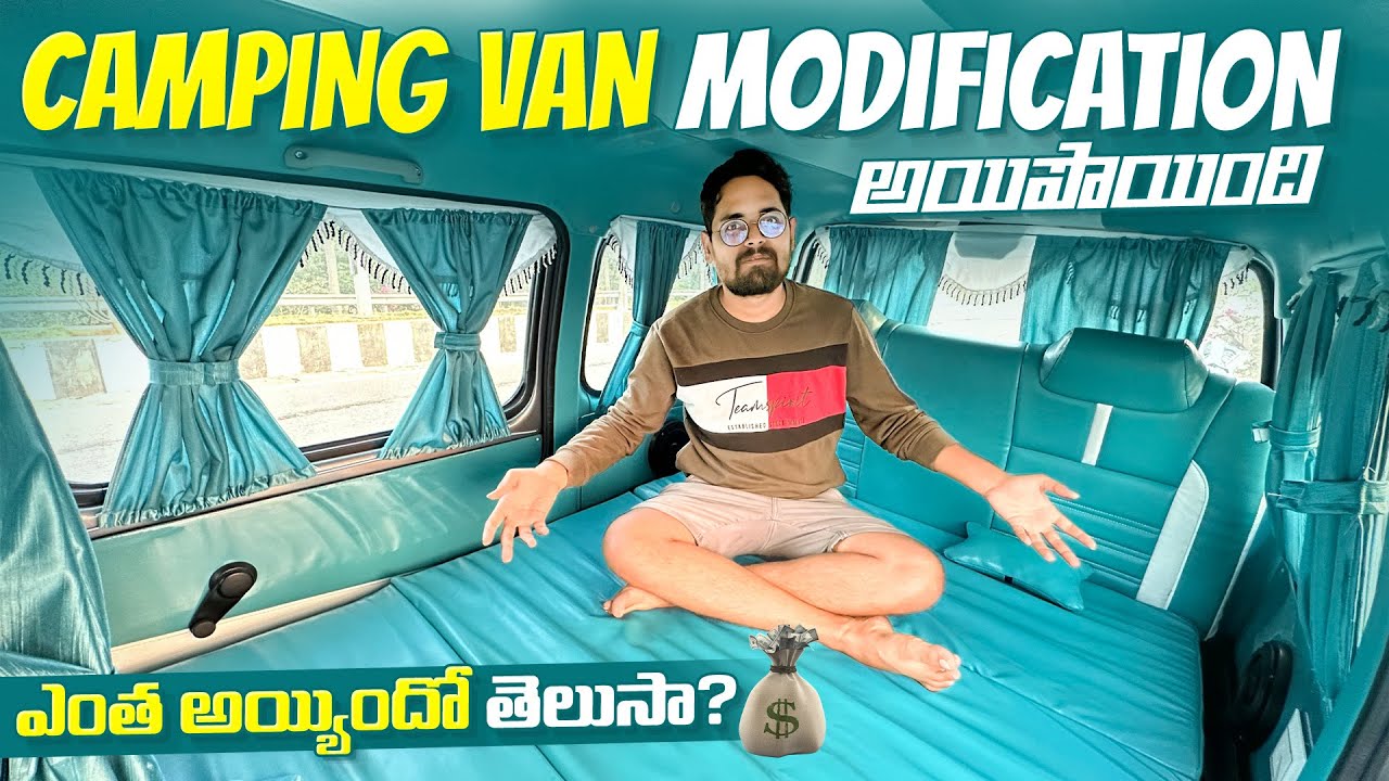 Wow😍 Super Undi || Camping Van Interiors Ready అయిపోయాయి || Maruthi Eeco Converting To Camping Van